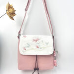 Buddha Stones Embroidered Camellia Epiphyllum Gardenia Sakura Flowers Crossbody Bag Shoulder Bag Cellphone Bag Crossbody Bag BS 22