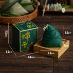 Buddha Stones Dragon Boat Festival Zongzi Pattern Scented Candle Gift For Family Friends Candles BS 7