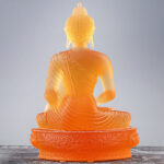 Buddha Stones Buddha Handmade Figurine Liuli Art Piece Serenity Statue Home Offering Decoration Decorations BS 10