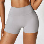 Buddha Stones Solid Color Crop Tank Top High Waist Shorts Sports Fitness Gym Yoga Outfits 2-Piece Outfit BS 33