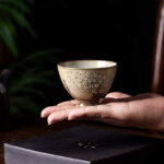 Buddha Stones Jingdezhen Hand Painted Ru Kiln Porcelain Hanfu Girl Flower Ceramic Teacup Kung Fu Tea Cups Cup BS 7