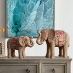 Buddha Stones Elephant Resin Wisdom Wealth Home Decoration Decorations BS 1