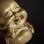 Buddha Stones Little Buddha Laughing Buddha Ceramic Healing Incense Burner Incense Burner BS 11