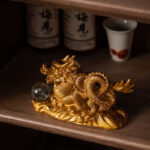Buddha Stones Year Of The Dragon Color Changing Resin Luck Success Tea Pet Home Figurine Decoration Decorations BS 13