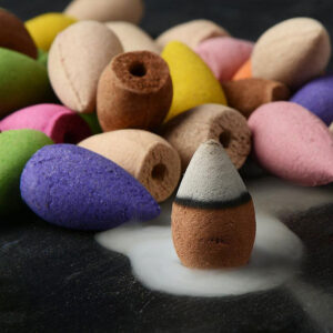 Buddha Stones Mixed Aroma Backflow Incense 50 Cones Pack Incense BS 50 cones per pack (Random mix scents)