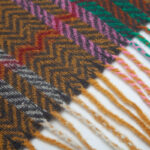 Buddha Stones Tibetan Shawl Colorful Wavy Line Tassels Winter Cozy Travel Scarf Wrap Tibetan Shawl BS 23