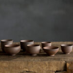 Buddha Stones Handcrafted Retro Brown Ceramic Teacup Kung Fu Tea Cup Cup BS 16