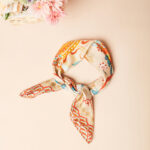 Buddha Stones Dunhuang Riyue Mountain 100% Mulberry Silk Scarf Dunhuang Shawl Silk Scarf BS 16