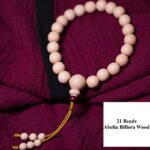 Buddha Stones Natural Abelia Biflora Wood Blessing Wrist Mala Wrist Mala BS 8
