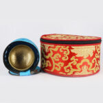 Buddha Stones Tibetan Singing Bowl Storage Bag with Zipper Closure Decoration Decorations BS 12