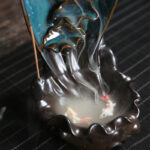 Buddha Stones Waterfall Incense Burner Backflow Incense Holder Incense Burner BS 5