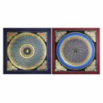Buddha Stones Tibetan Handmade Thangka Painting Spiritual Blessing Blind Box Random Color Pattern Tibetan Thangka BS 25