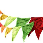 Buddha Stones Tibetan Blessing Outdoor 25 Pcs Triangle Prayer Flag Decoration Decorations buddhastoneshop 10