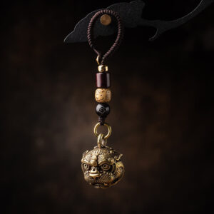 Buddha Stones PiXiu Wealth Copper Key Chain Key Chain BS PiXiu String