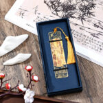 Buddha Stones A Panorama of Rivers and Mountains Metal Hollow Bookmarks Tassel With Gift Box (Extra 30% Off | USE CODE: FS30) Bookmarks BS Along the River During the Qingming Festival