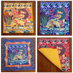 Buddha Stones Fengshui Kirin Prayer Altar Mat Healing Meditation Auspicious Symbol Mat Prayer Altar BS main