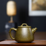 Buddha Stones Yixing Semi-handmade Yellow Green Purple Clay Kung Fu Teapot 240ml Teapot BS 6