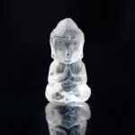 Buddha Stones Various Crystal Amethyst Pink Crystal White Crystal Citrine Buddha Carved Spiritual Healing Necklace Pendant Decoration (Extra 30% Off | USE CODE: FS30) Necklaces & Pendants BS White Crystal Decoration 1.4*2.6cm