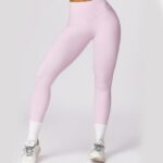 Buddha Stones Women Short Sleeve T-Shirt Top High Waist Leggings Pants For Sports Yoga 2-Piece Outfit BS 104