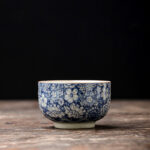 Buddha Stones Vintage Lotus Peony Plum Blossom Chrysanthemum Ceramic Teacup Tea Cups Cup BS 7.8cm*5cm*120ml