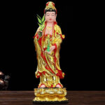Buddha Stones Chenrezig Bodhisattva Avalokitesvara Figurine Harmony Resin Statue Home Decoration Decorations BS 2