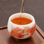 Buddha Stones Phoenix White Porcelain Ceramic Teacup Kung Fu Tea Cup Cup BS 4