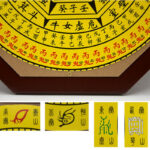 Buddha Stones Feng Shui Bagua Map Balance Energy Map Wall Clock Bagua Map BS 25