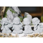 Buddha Stones Meditation Prayer Monk Buddha Statue Serenity Home Decoration Decorations BS 18