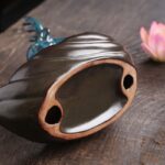 Buddha Stones Little Deer Ceramic Lotus Meditation Incense Burner Decoration Decorations Incense Burner BS 8