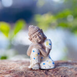 Buddha Stones Meditating Zen Buddha Serenity Resin Statue Figurine Home Decoration Decorations BS 1