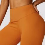 Buddha Stones Women Short Sleeve T-Shirt Top High Waist Leggings Pants For Sports Yoga 2-Piece Outfit BS 23