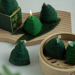 Buddha Stones Dragon Boat Festival Zongzi Pattern Scented Candle Gift For Family Friends Candles BS 16