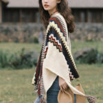 Buddha Stones Tibetan Colorful Striped Shawl Tassels Cozy Warm Travel Scarf Wrap Tibetan Shawl BS 5