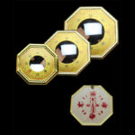 Buddha Stones Feng Shui Bagua Map Balance Harmony Living Room Energy Map Mirror Bagua Map BS 19