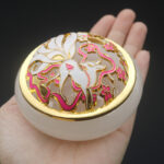 Buddha Stones Nine Tailed Fox Liuli Crystal Healing Meditation Incense Burner Incense Burner BS 6