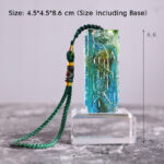 Buddha Stones Feng Shui Handmade Liuli Crystal Art Piece Home Office Decoration Decorations BS Small Crystal Base
