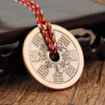 Buddha Stones Taoism Yin Yang Symbol Protection Pendant Decoration Amulet Decorations BS Brown The Mountain Spirit