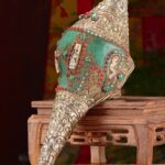 Buddha Stones Tibetan Handmade Engraved Shankha Double Dorje Buddha Conch Shell Wealth Positive Decoration Decorations BS 4