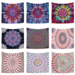 Bohemian Mandala Pattern Tapestry Wall Hanging Wall Art Focus Creativity Home Living Room Decor (Extra 30% Off | USE CODE: FS30) Tapestry BS 9