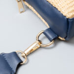 Buddha Stones Small Geometry Straw Woven Crossbody Bag Shoulder Bag Crossbody Bag BS 3