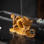 Buddha Stones Year Of The Dragon Color Changing Resin Luck Success Tea Pet Home Figurine Decoration Decorations BS 4