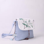 Buddha Stones Embroidered Camellia Epiphyllum Gardenia Sakura Flowers Crossbody Bag Shoulder Bag Cellphone Bag Crossbody Bag BS 13