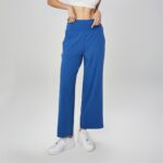 Buddha Stones High Waist Breathable Track Pants For Sports Fitness Yoga Track Pants BS Blue XL(Waist 69cm/Hips 113cm/Length 106cm)