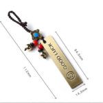 Buddha Stones Feng Shui Yin Yang Bagua Wenchang Pen Pagoda Prayer Wheel Keychain Key Chain BS 7
