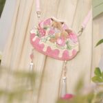 Buddha Stones Embroidery Lucky Panda Cat Shiba Inu Deer Rabbit Fox Flower Cute Animal Hanfu Bag Crossbody Bag Shoulder Bag Bag BS Summer Fox