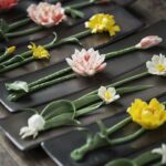 Lotus Peony Rose Flower Ceramic Spiritual Incense Burner (Extra 30% Off | USE CODE: FS30) Incense Burner BS 2