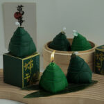 Buddha Stones Dragon Boat Festival Zongzi Pattern Scented Candle Gift For Family Friends Candles BS 1