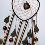 Buddha Stones Dream Catchers Love Elephant Boat Wall Hanging Chime Bell Handmade Home Decoration Decorations BS 5