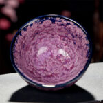 Buddha Stones Colorful Iris Flowers Chinese Jianzhan Kiln Change Porcelain Teacup Tenmoku Kung Fu Tea Cup Jian Zhan Tea Cup BS 10