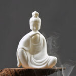 Buddha Avalokitesvara Ksitigarbha Bodhisattva Blessing Ceramic LED Decoration Decorations BS 10